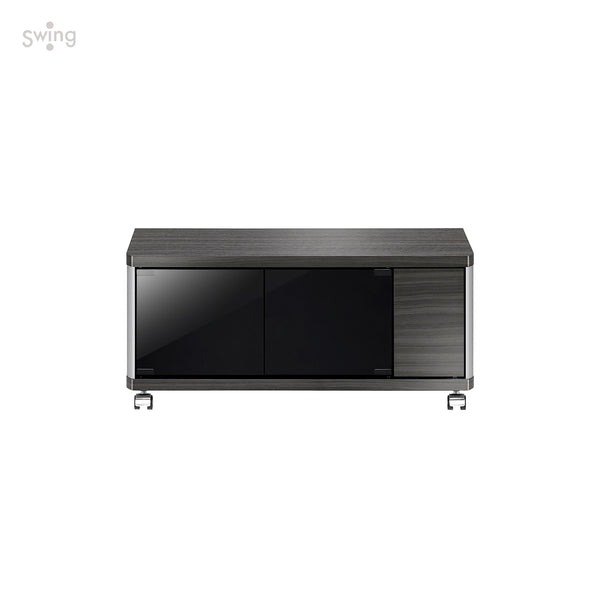 AS-GD800L キャスター付きテレビ台 幅約80㎝ アッシュグレー ロータイプ